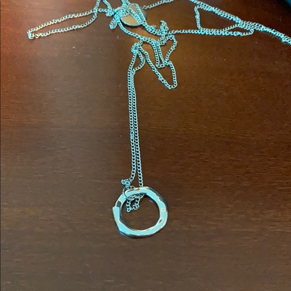 NWOT Paparazzi Long Chain Silver Pendant Necklace